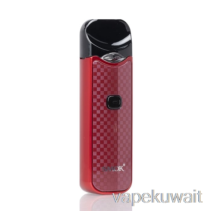 سموك نورد 15 واط Pod Kit ألياف الكربون الأحمر Vape Pod Kits